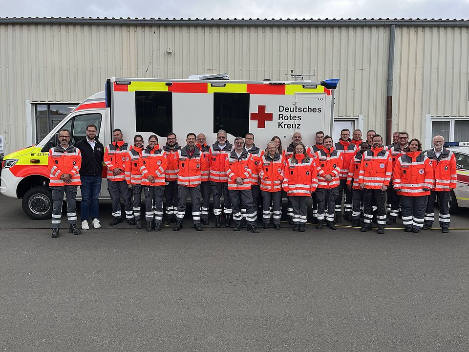 Gruppenbild der Führungskräfte, die an der Fortbildung teilgenommen haben.
